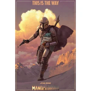 Star Wars (The Mandalorian On The Run) Maxi Poster