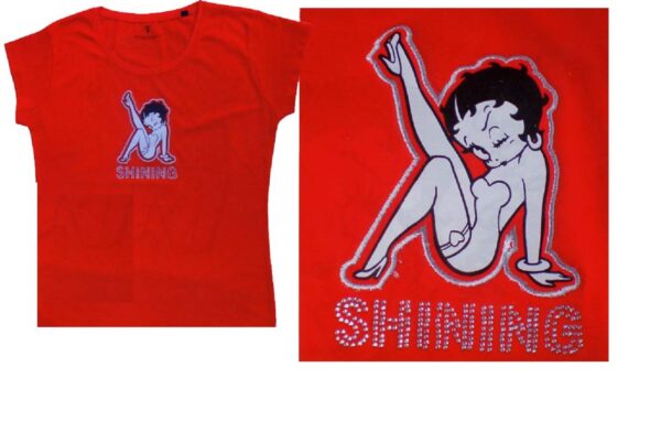 Betty Boop Shining T-shirt ufficiale