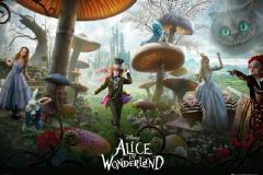 Alice in Wonderland Trypthic maxi poster
